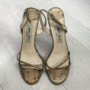 Jimmy Choo Snakeskin Slingback Size 39